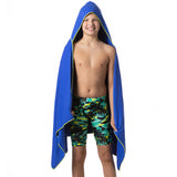 Hydro Sport Towel with Hood - Blue