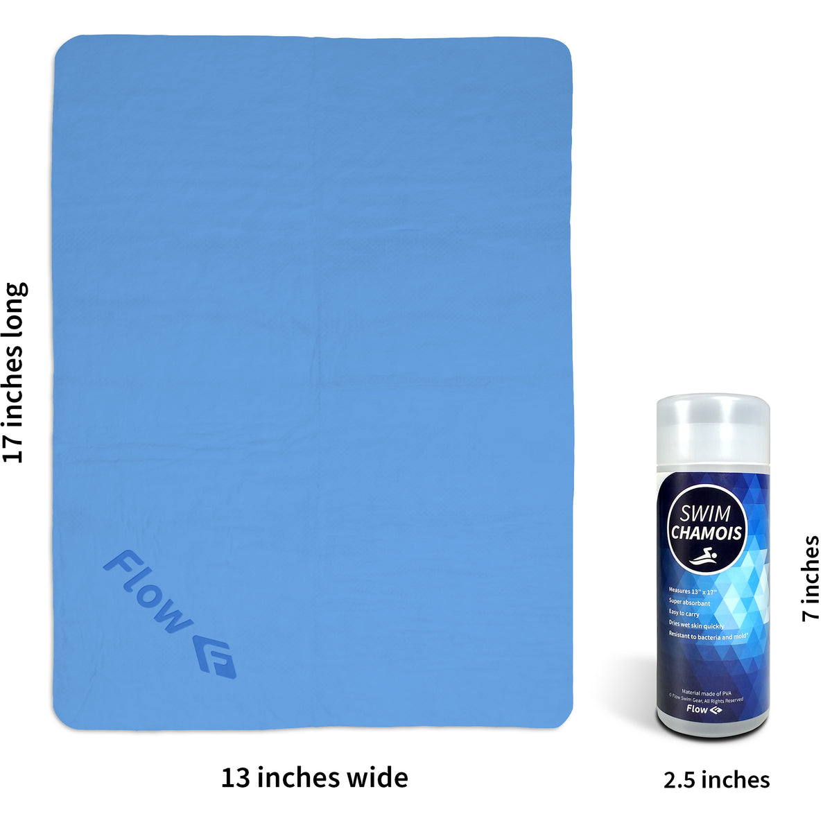 Large Blue Swim Chamois – Flow Swim Gear