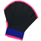 Swimming Resistance Gloves - Blue/Pink