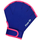 Swimming Resistance Gloves - Blue/Pink