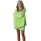 Hydro Sport Towel with Hood - Lime