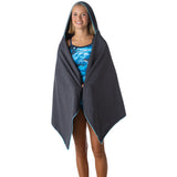 Hydro Sport Towel with Hood - Gray