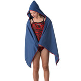 Hydro Sport Towel with Hood - Navy