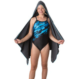 Hydro Sport Towel with Hood - Gray