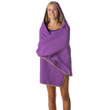 Hydro Sport Towel with Hood - Purple