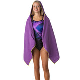 Hydro Sport Towel with Hood - Purple