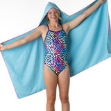 Hydro Sport Towel with Hood - Aqua