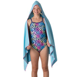 Hydro Sport Towel with Hood - Aqua