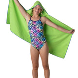 Hydro Sport Towel with Hood - Lime