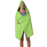 Hydro Sport Towel with Hood - Lime