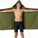 Hydro Sport Towel with Hood - Army