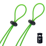 Goggle Bungee Straps - Solid Green