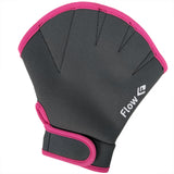Swimming Resistance Gloves - Gray/Pink