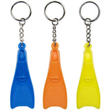 Swim Fin Keychain - Blue, Orange, and Yellow 3-Pack