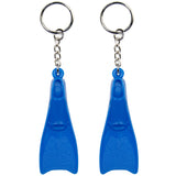 Swim Fin Keychain - Blue 2-Pack