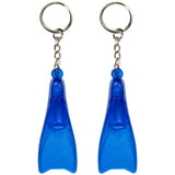 Swim Fin Keychain - Clear Blue 2-Pack