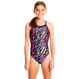 Girls Funky Swimsuit - Vaporwave