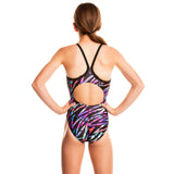Girls Funky Swimsuit - Vaporwave