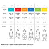 Short Blade Swim Fins - Size S