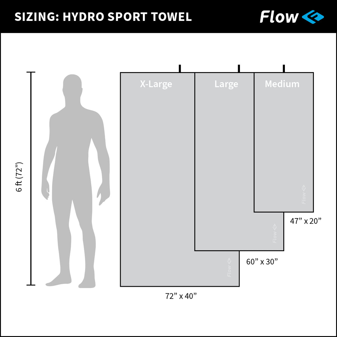 Hydro Sport Towel - Navy