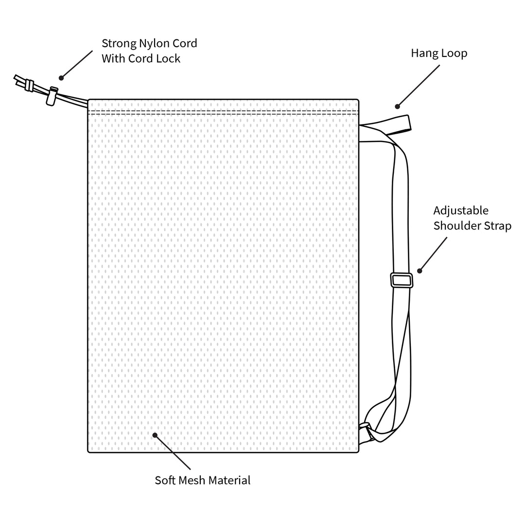 Mesh Gear Bag - Maze Craze