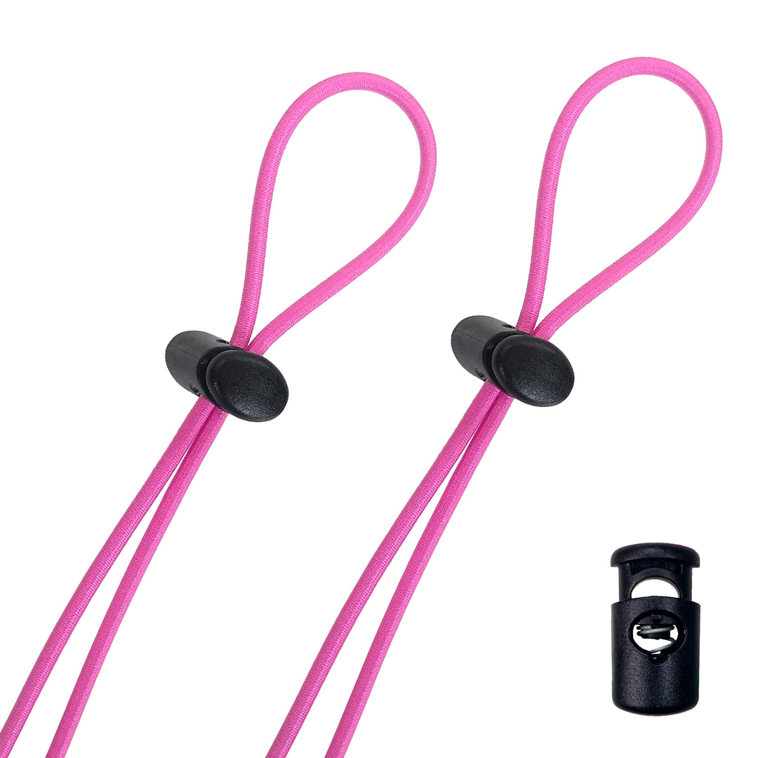 Goggle Bungee Straps - Solid Pink