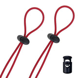 Goggle Bungee Straps - Solid Red