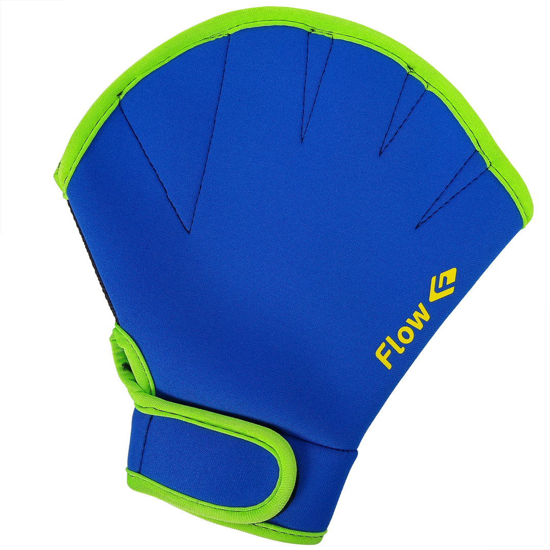 Swimming Resistance Gloves - Blue/Green