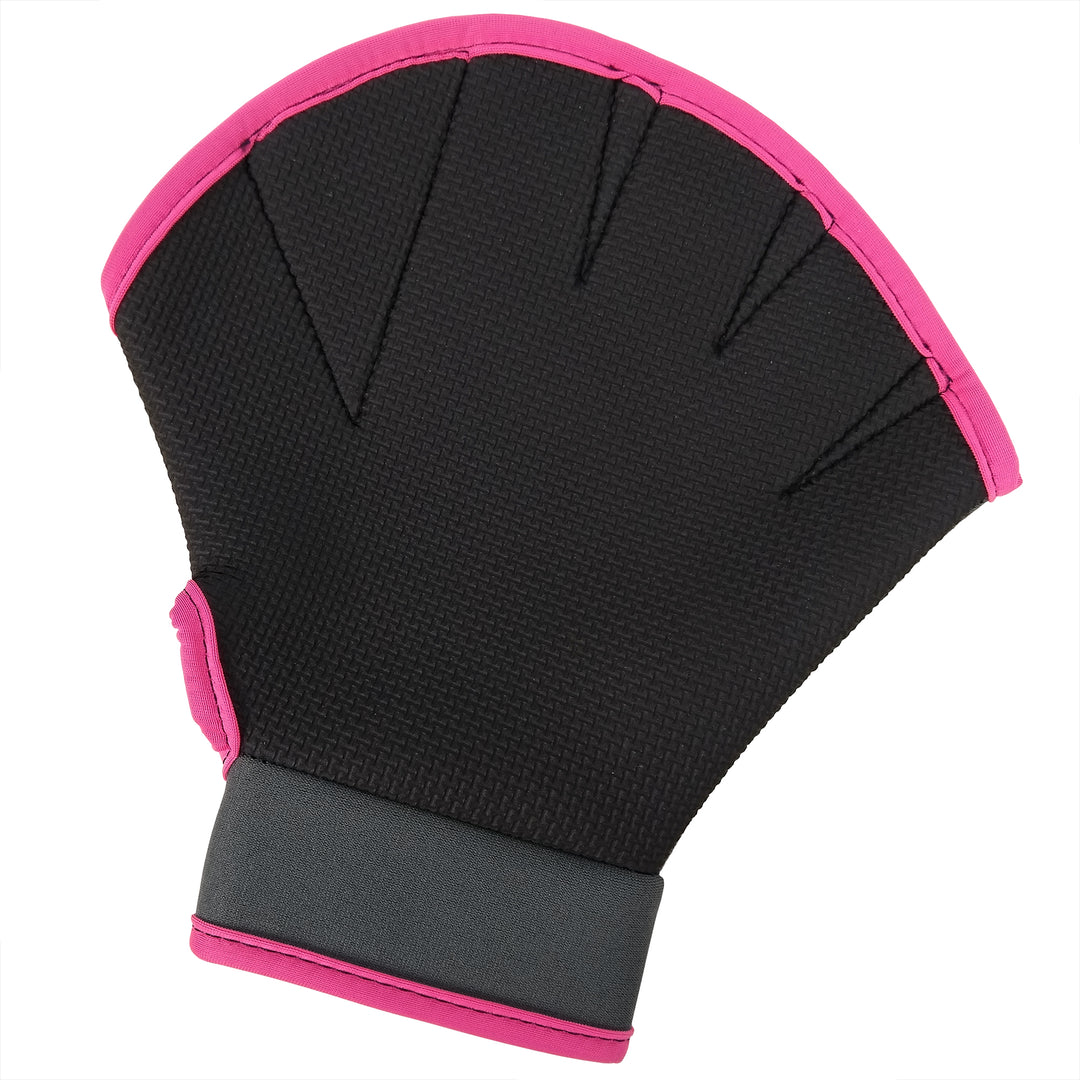Swimming Resistance Gloves - Gray/Pink