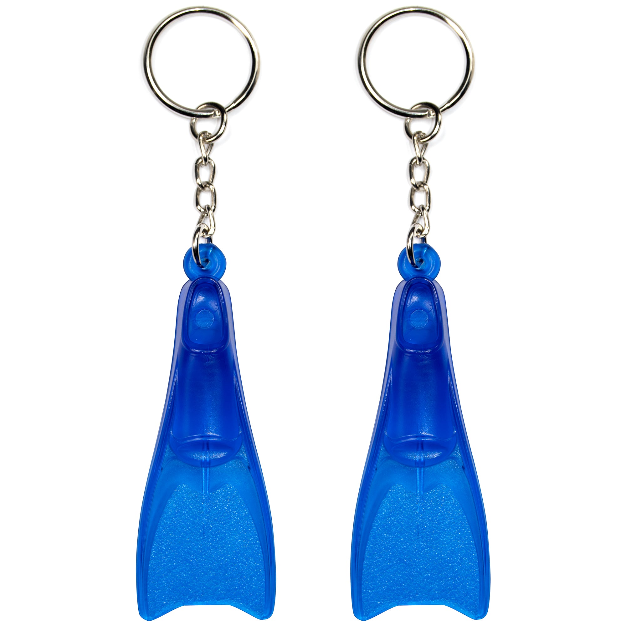 Keychain Fin Swim Fin Keychain - Clear Blue 2-Pack – Flow Swim Gear
