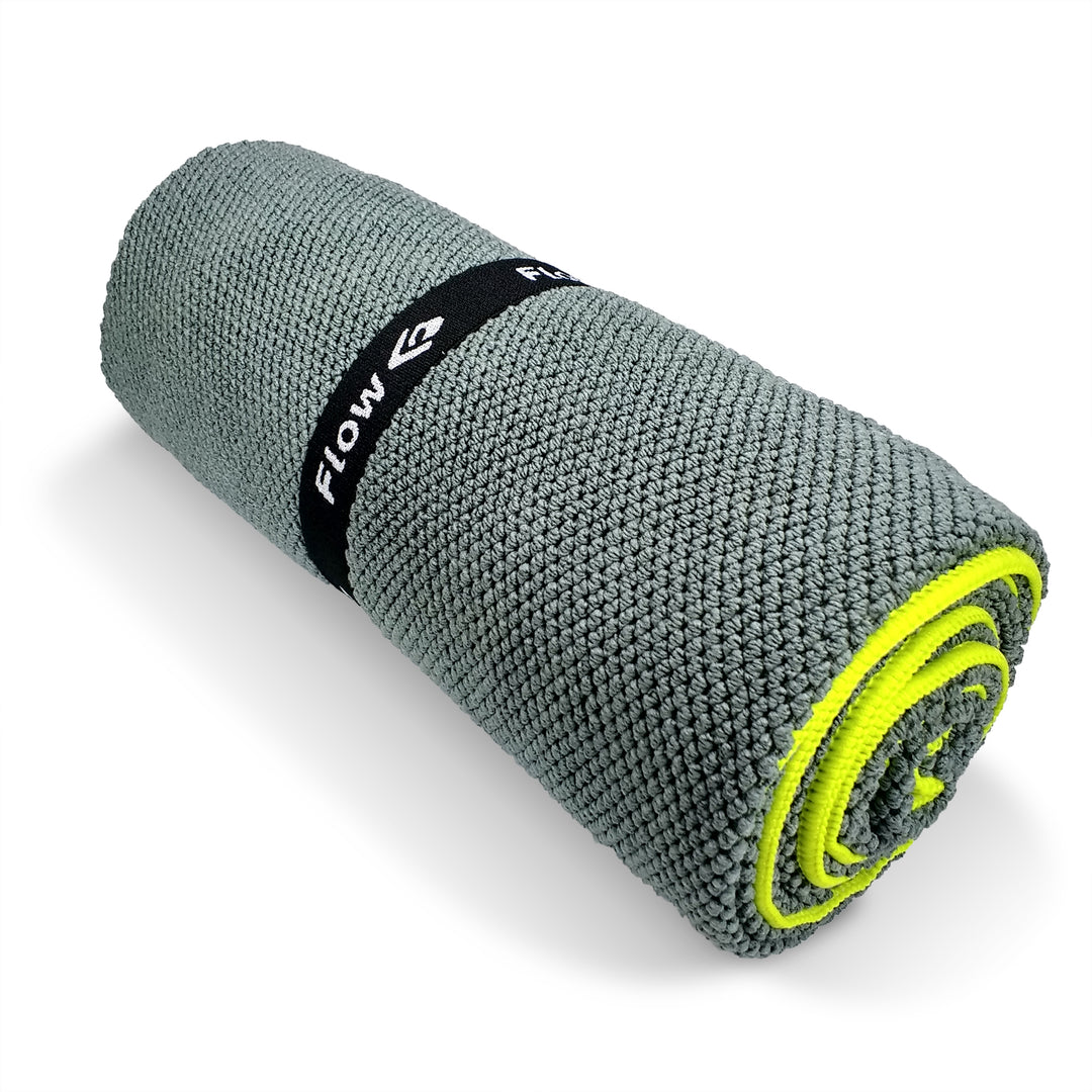 Quick Dry Microfiber Towel - Gray – Flow Swim Gear