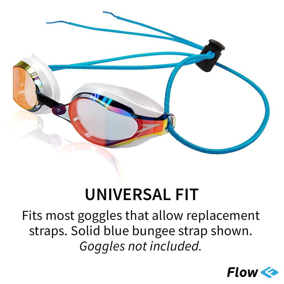 Goggle Bungee Straps - Solid White